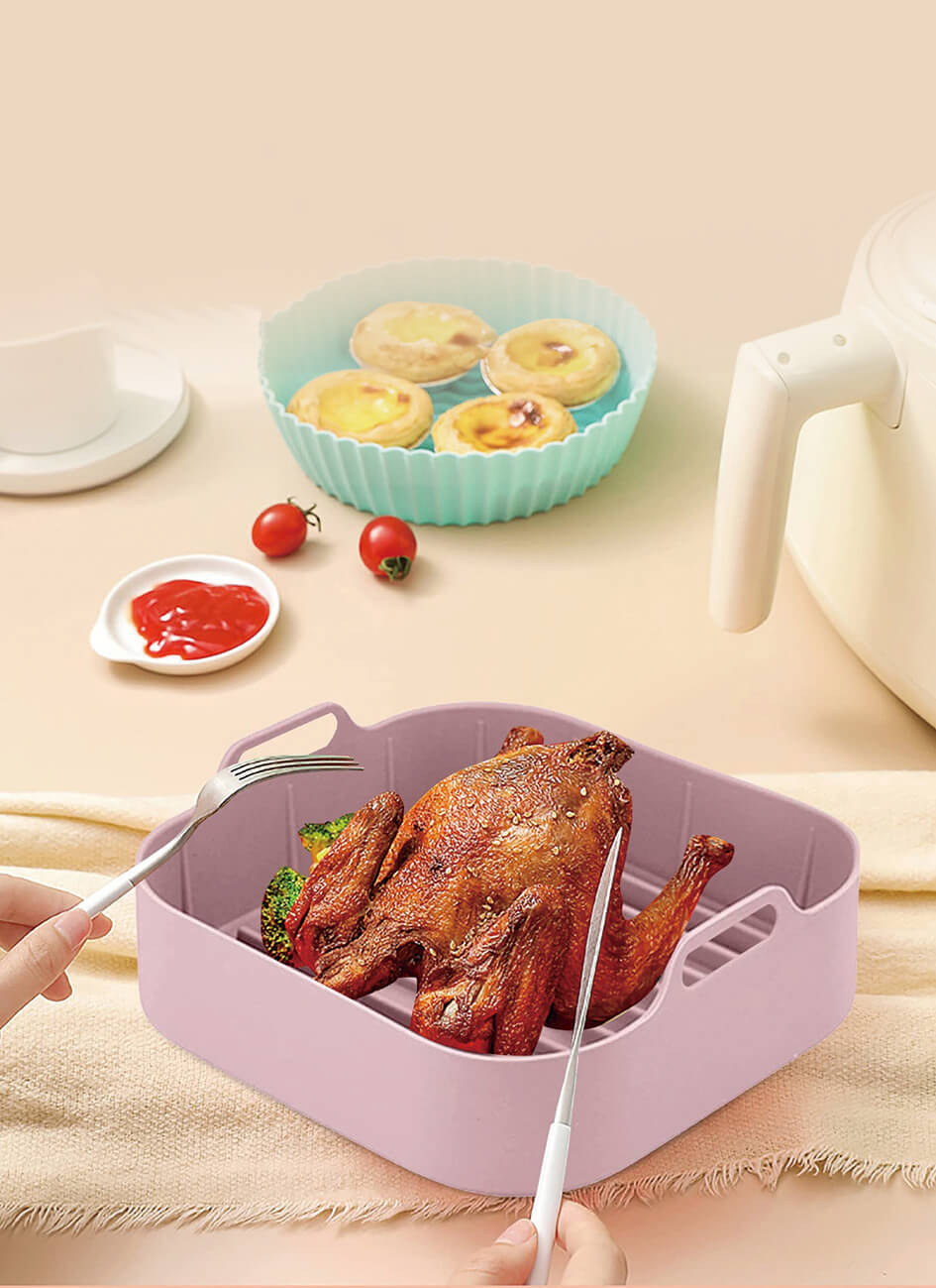 non-stick silicone cooking accessories in customizable colors